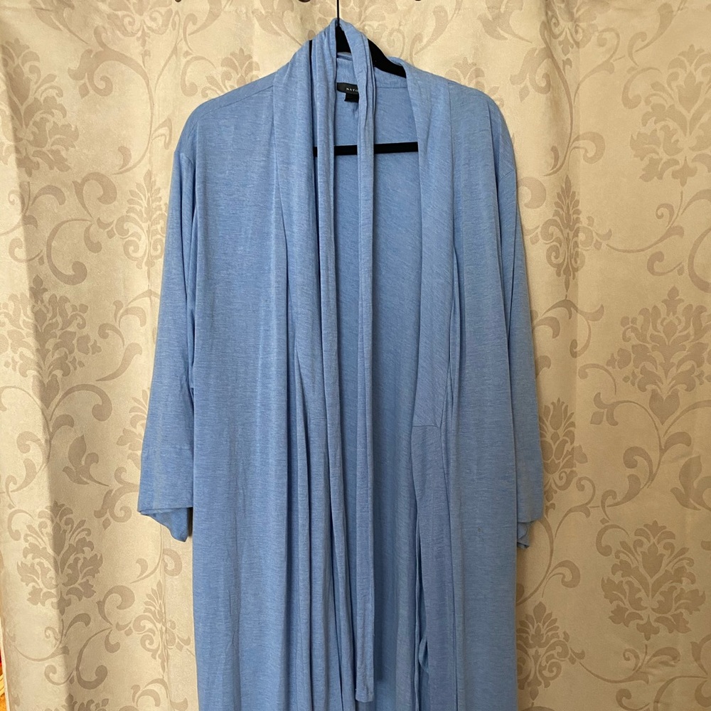 Light blue night robe / super light and fresh